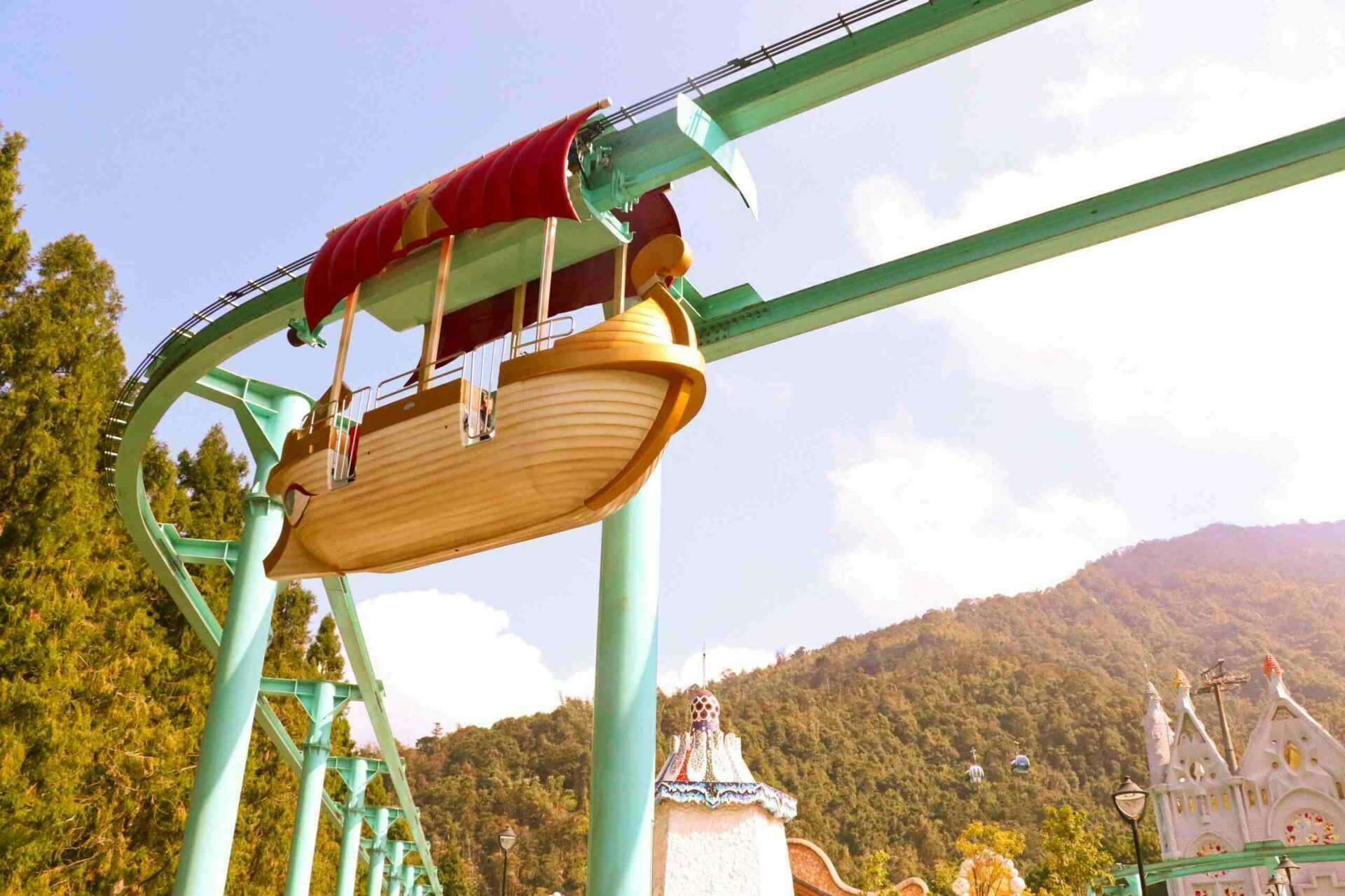 九族文化村 南投好好玩 西班牙象牙海岸 飛行船