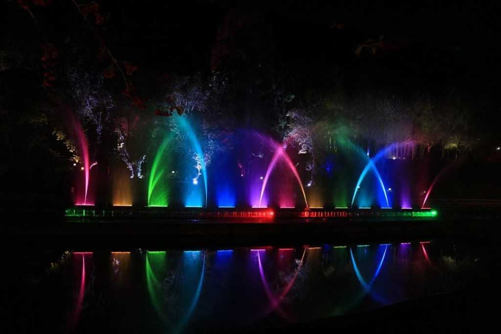 清境小瑞士花園 水舞燈光秀