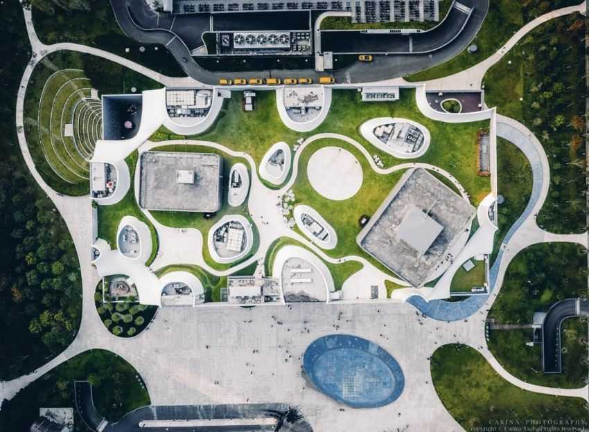 台中國家歌劇院 空拍圖