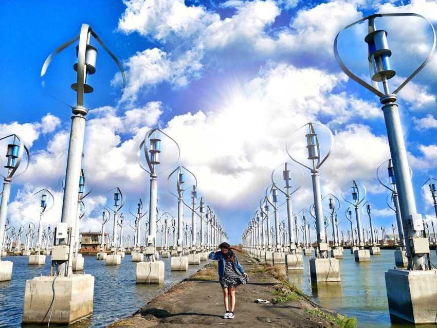 王功景點, 王功發電廠, 王功風力發電廠, 彰化景點