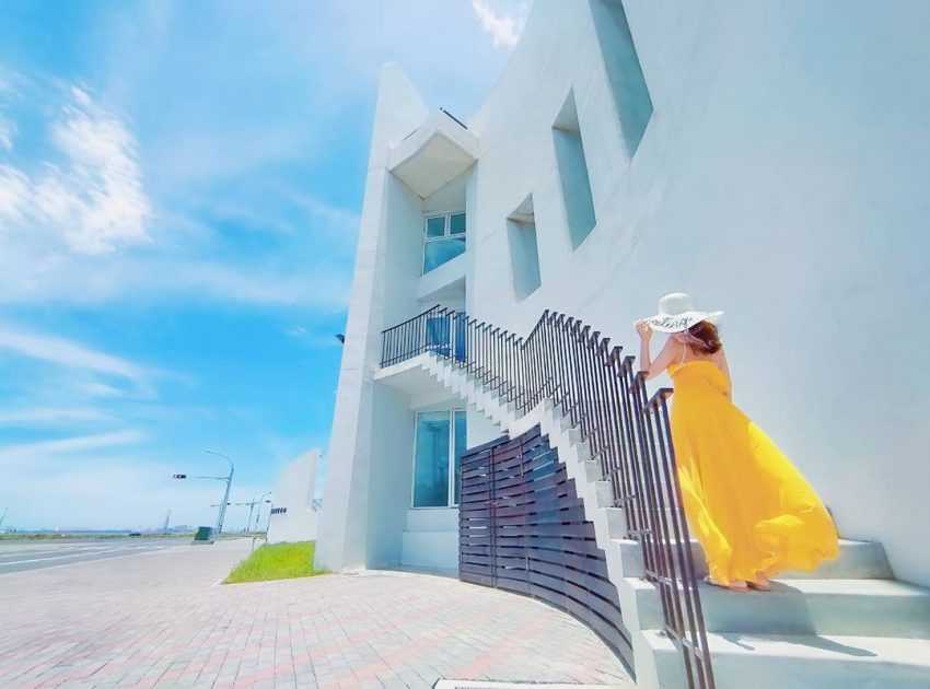 彰化打卡景點, 白色海豚屋, 慶安水道自然生態步道, 彰化網美景點