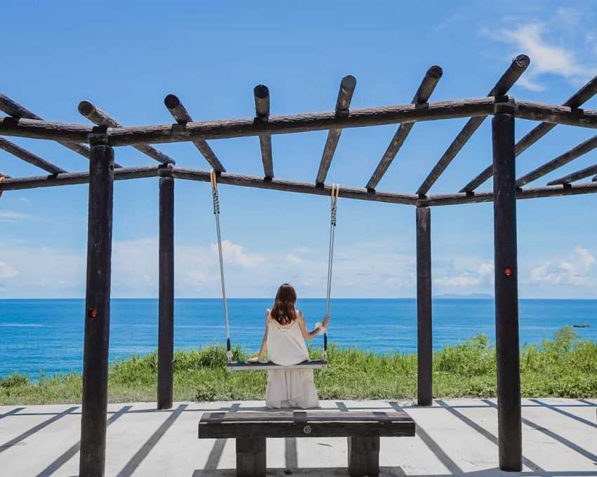 台東-都蘭觀海平台-海景盪鞦韆-clairelin615