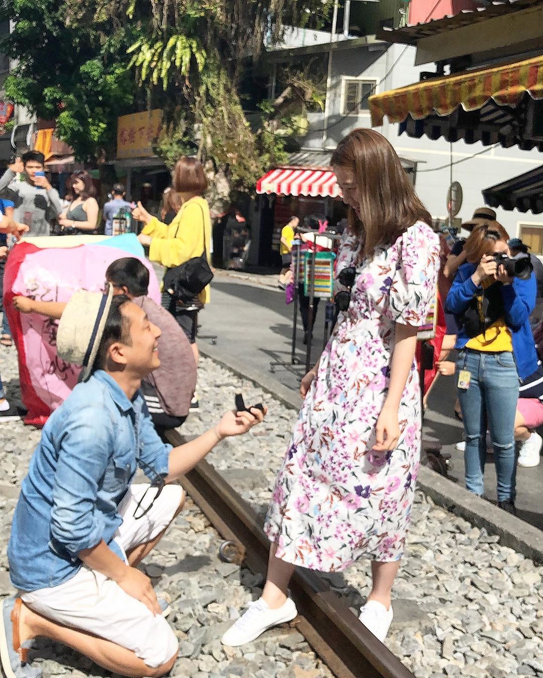 十分車站 鐵道求婚