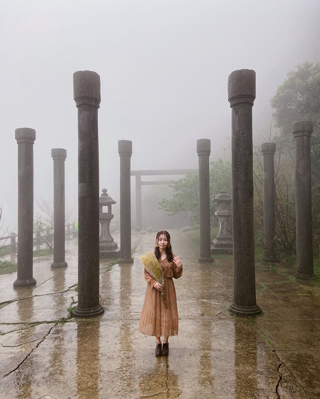金瓜石神社 石柱