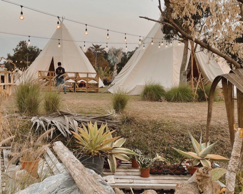 【苗栗自然圈農場】免裝備包圈露營、懶人露營玩DIY、泡湯、美式BBQ｜苗栗露營Lofi-land