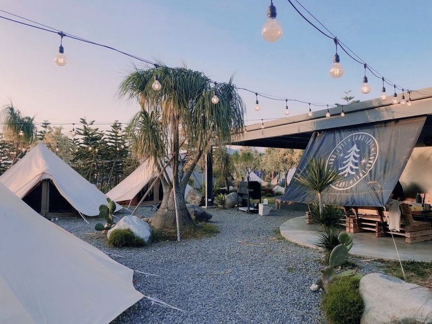 【苗栗自然圈農場】免裝備包圈露營、懶人露營玩DIY、泡湯、美式BBQ｜苗栗露營Lofi-land