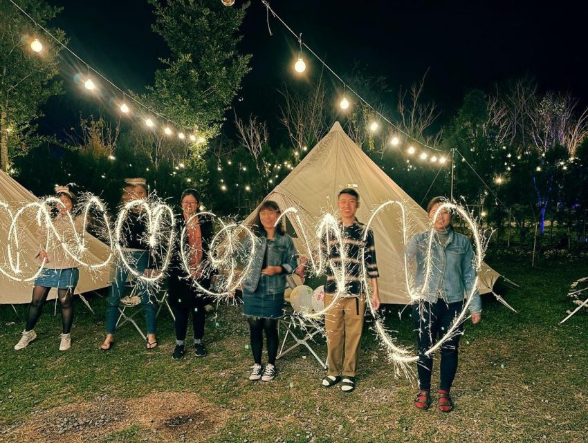 【苗栗自然圈農場】免裝備包圈露營、懶人露營玩DIY、泡湯、美式BBQ｜苗栗露營Lofi-land