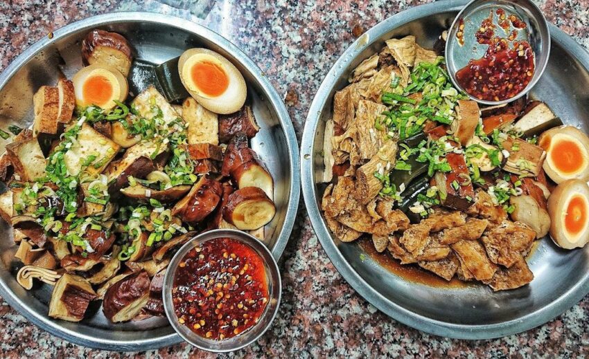 大溪伴手禮_大溪老街-老阿伯現滷豆干