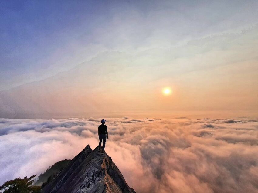 鳶嘴山步道, 鳶嘴山日出, 鳶嘴山雲海