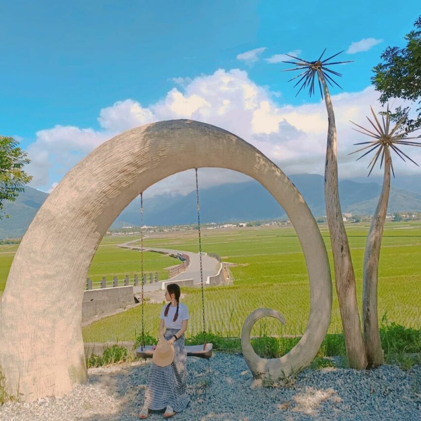 池上景點,筆直的伯朗大道上沒有路燈和電線阻礙視線,也沒有太多的汽機車經過干擾,遊客來到這裡,總會沉浸在這美麗的天堂之路中。 池上景點,筆直的伯朗大道上沒有路燈和電線阻礙視線,也沒有太多的汽機車經過干擾,遊客來到這裡,總會沉浸在這美麗的天堂之路中。