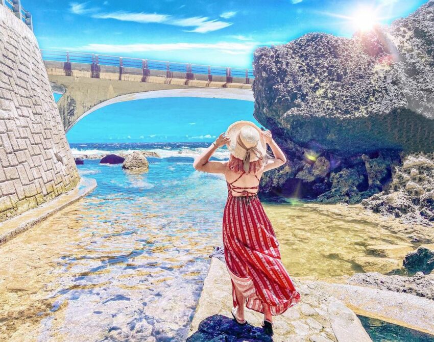 綠島景點推薦 馬蹄橋