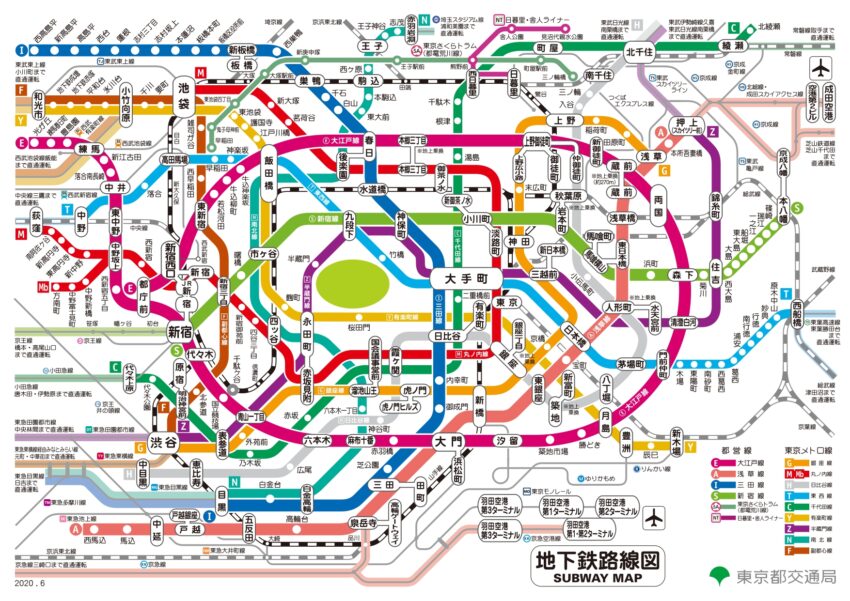 東京交通攻略｜交通票券優惠、東京機場到市區、巴士地鐵、交通路線、租車自駕