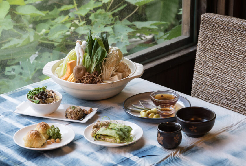 【卓也小屋渡假園區】一泊二食門票優惠，體驗卓也染藍染DIY，入住星空泡泡屋