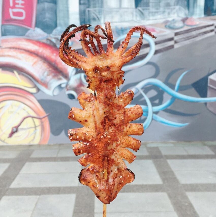 梧棲漁港必吃, 中港烤魷魚, 梧棲漁港小吃, 梧棲漁港海鮮