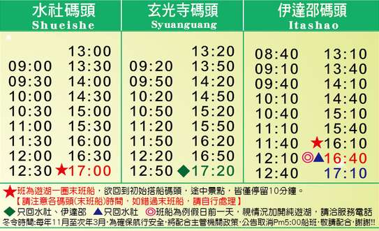 日月潭遊湖船攻略：路線、票價與三大碼頭必玩景點總整理