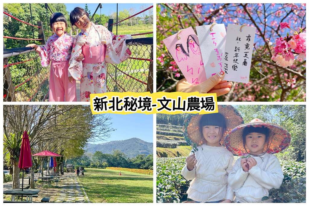 ★新北景點★ 文山農場,穿浴衣賞櫻花漫步在茶園裡,還可以露營 123