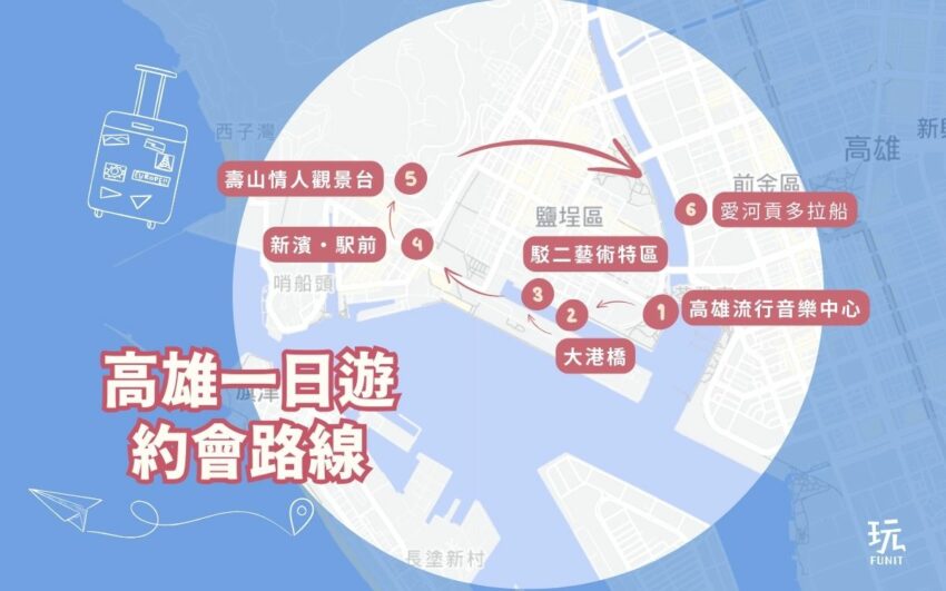高雄旅遊推薦路線、精選熱門景點,搭配「高雄好玩卡」輕鬆暢玩高雄! 高雄旅遊推薦路線、精選熱門景點,搭配「高雄好玩卡」輕鬆暢玩高雄!