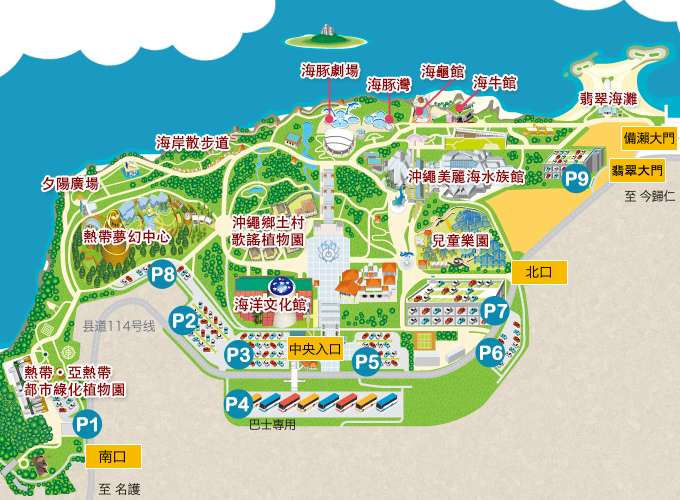 【沖繩美麗海水族館】黑潮之海鯨鯊餵食秀！門票交通＆各區亮點全攻略