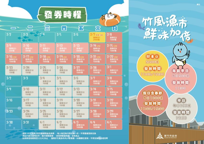 南寮漁港 【南寮漁港一日遊】17公里海岸線、波光市集、魚鱗天梯、新竹漁港美食 1 2026