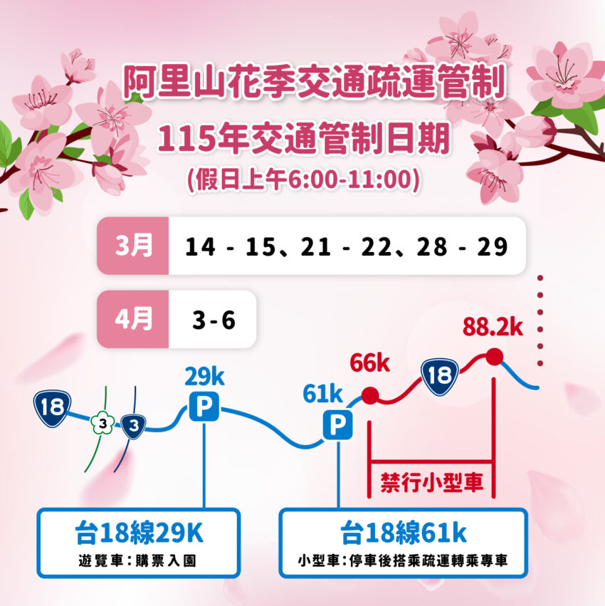 阿里山櫻花季阿里山櫻花季【阿里山賞櫻攻略】門票優惠、櫻花即時花況、交通管制圖懶人包 阿里山櫻花季阿里山櫻花季【阿里山賞櫻攻略】門票優惠、櫻花即時花況、交通管制圖懶人包