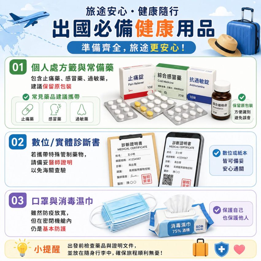 【旅行清單全攻略】出國行李打包清單、各國入境要求與行李檢查表 【旅行清單全攻略】出國行李打包清單、各國入境要求與行李檢查表