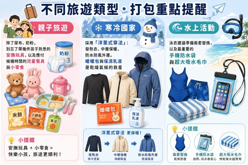 【旅行清單全攻略】出國行李打包清單、各國入境要求與行李檢查表 【旅行清單全攻略】出國行李打包清單、各國入境要求與行李檢查表