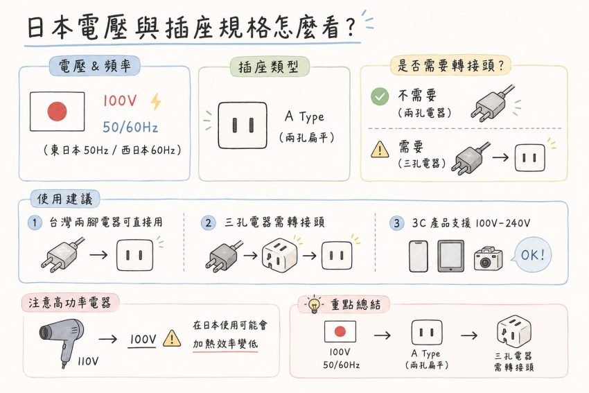 出國必看!各國電壓、插座規格與旅行轉接頭準備指南 出國必看!各國電壓、插座規格與旅行轉接頭準備指南