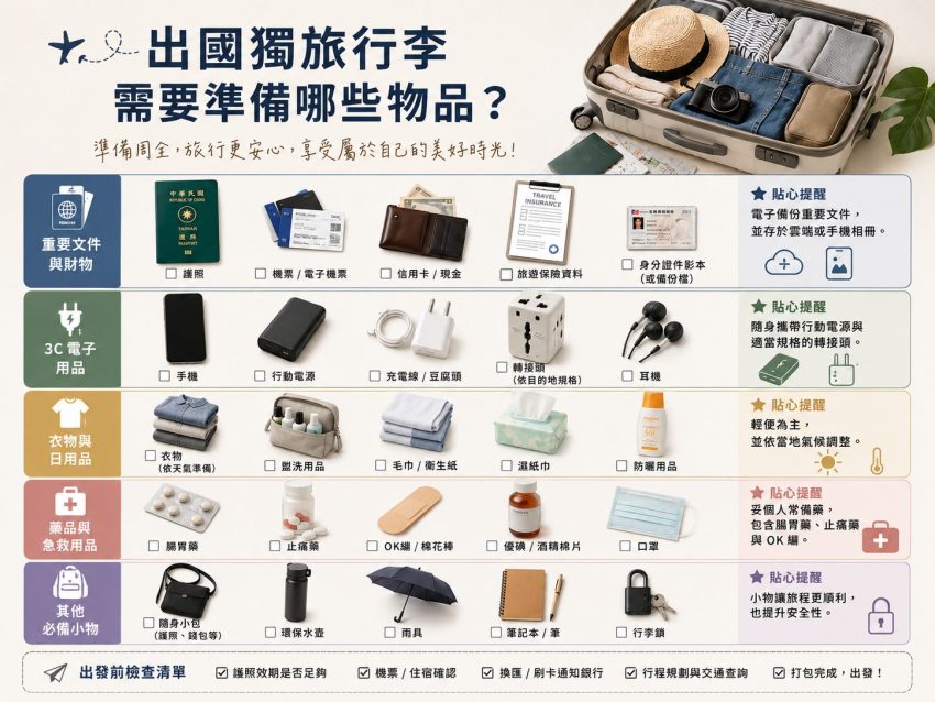 【獨旅攻略】獨旅新手必看!一個人旅行優點、住宿建議與安全指南 【獨旅攻略】獨旅新手必看!一個人旅行優點、住宿建議與安全指南